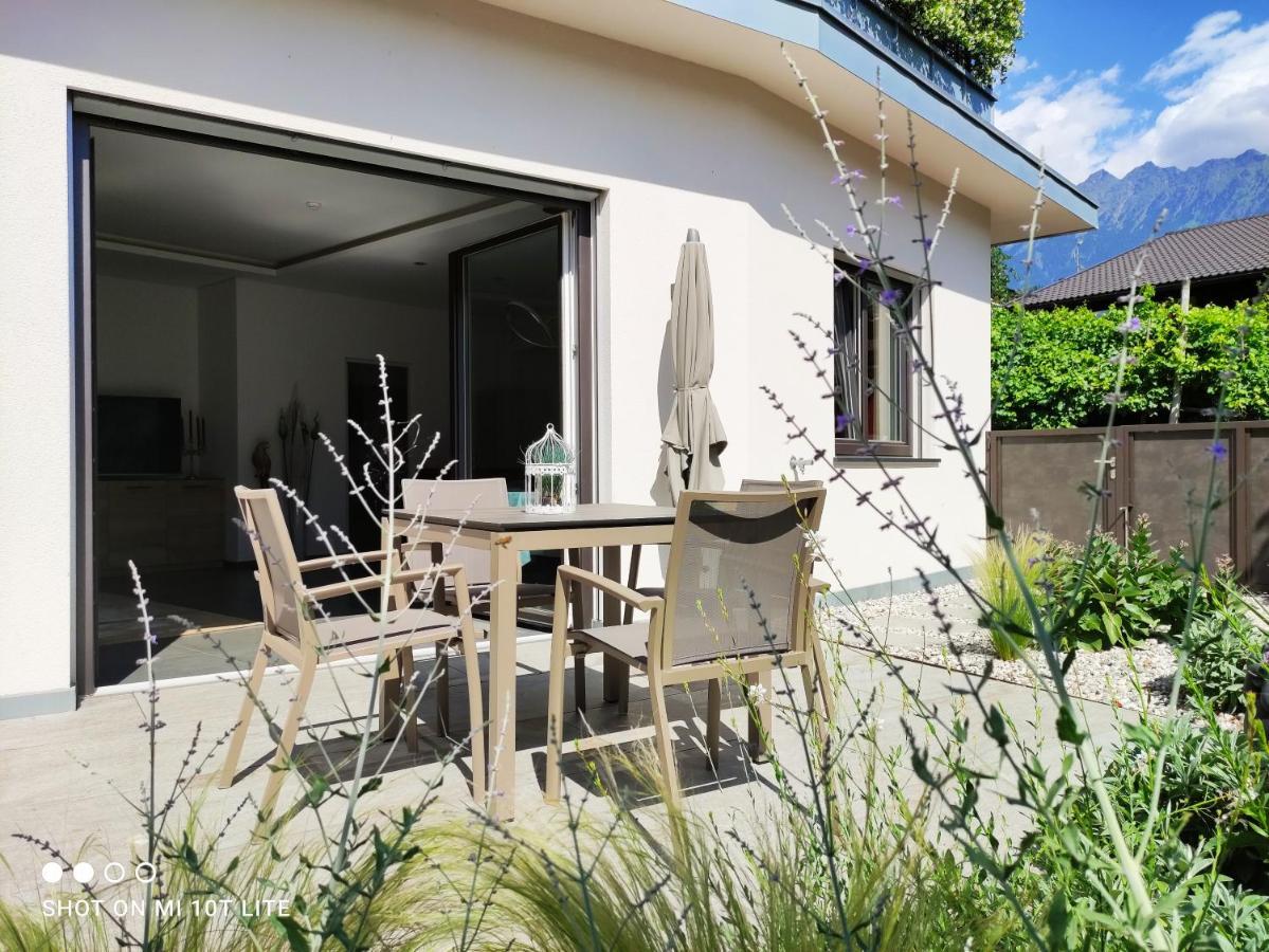 Ruhige Ferienwohnung Mit Garten Und Garage In Privatvilla Marlengo Eksteriør bilde